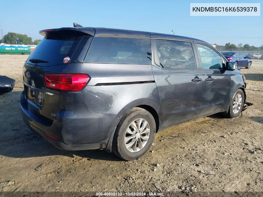 KNDMB5C16K6539378 2019 Kia Sedona Lx