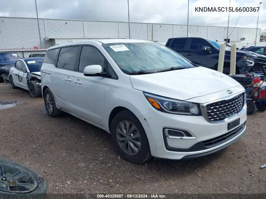 KNDMA5C15L6600367 2020 Kia Sedona L