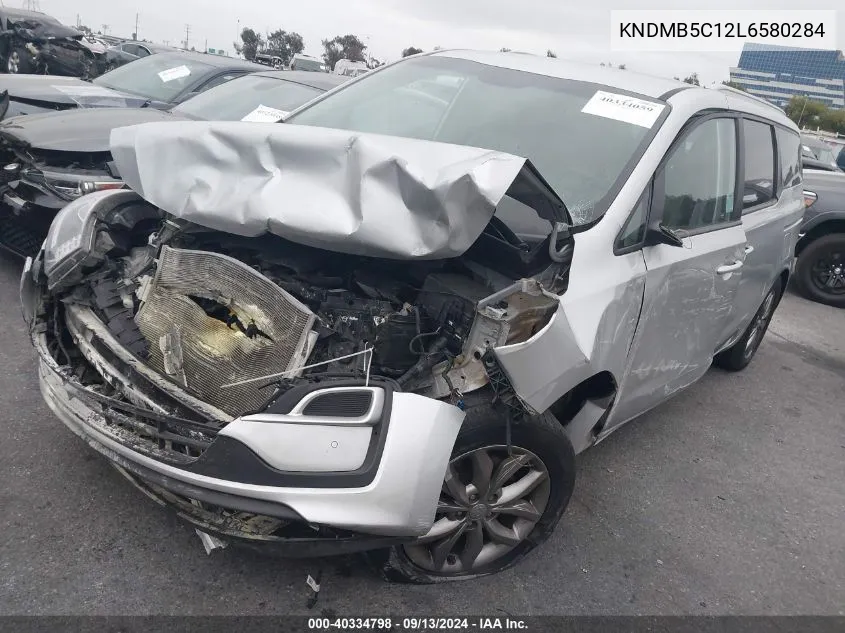 KNDMB5C12L6580284 2020 Kia Sedona Lx/Ex