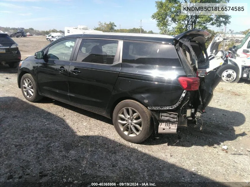 KNDMB5C18L6574585 2020 Kia Sedona Ex