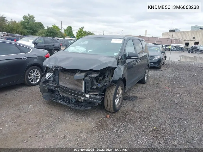 KNDMB5C13M6663238 2021 Kia Sedona Lx/Ex