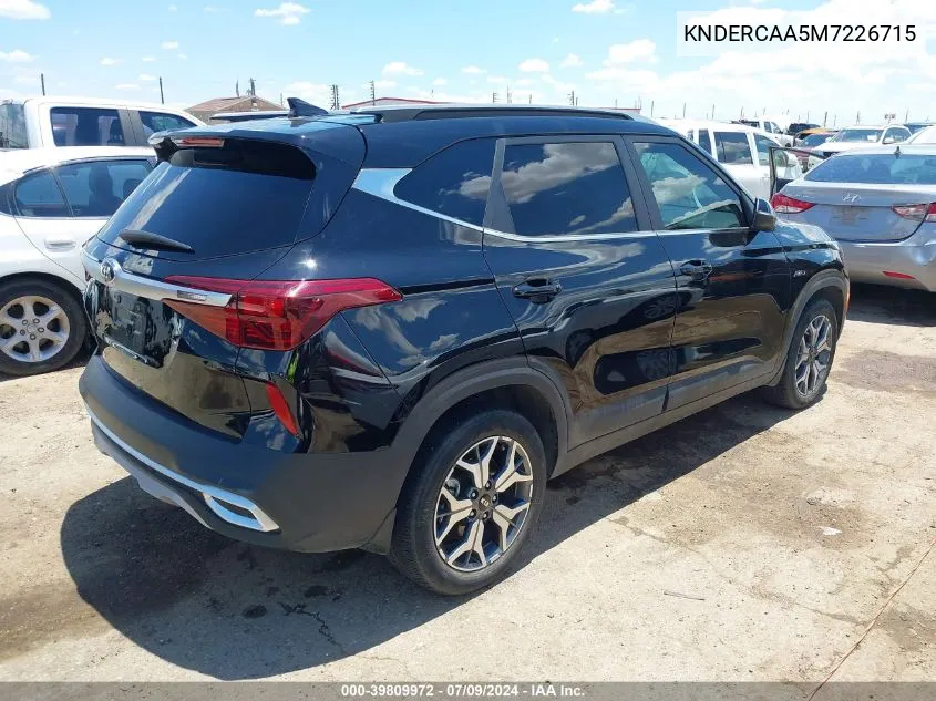 KNDERCAA5M7226715 2021 Kia Seltos Ex