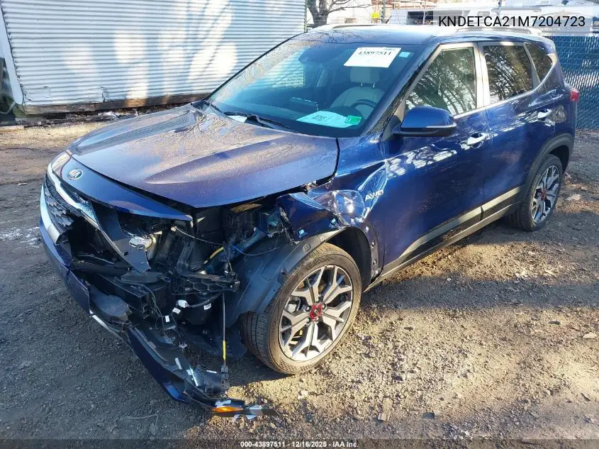 KNDETCA21M7204723 2021 Kia Seltos Sx Turbo