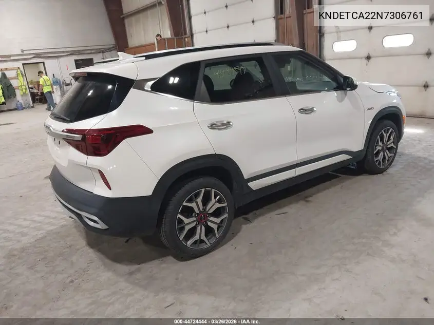 KNDETCA22N7306761 2022 Kia Seltos Sx Turbo