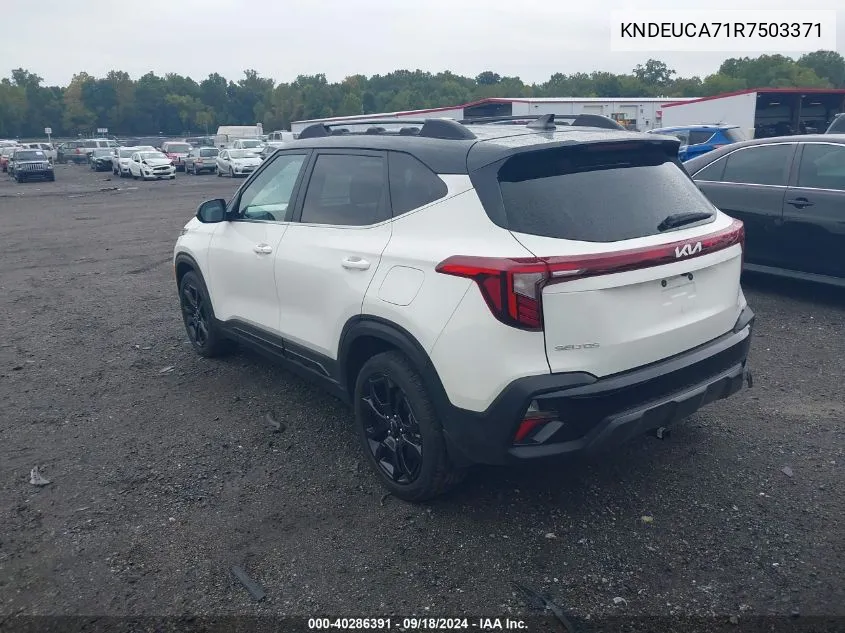 KNDEUCA71R7503371 2024 Kia Seltos X-Line