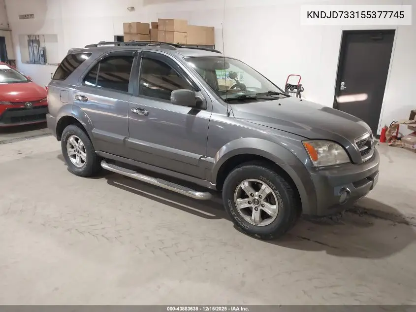 KNDJD733155377745 2005 Kia Sorento Ex/Lx