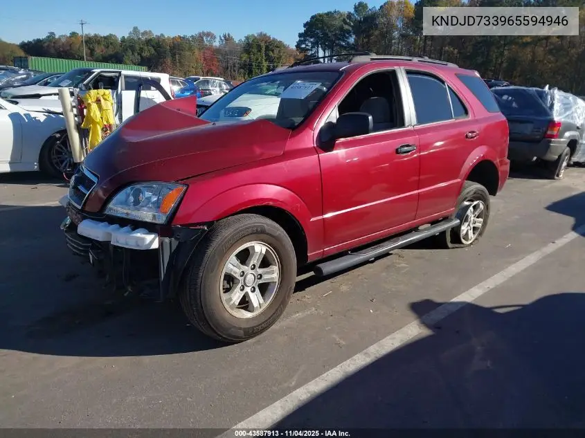 KNDJD733965594946 2006 Kia Sorento Ex/Lx