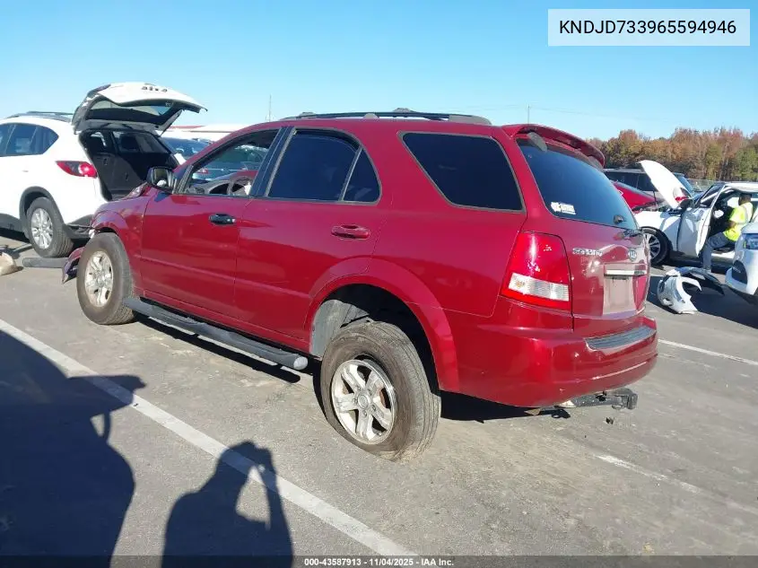 KNDJD733965594946 2006 Kia Sorento Ex/Lx