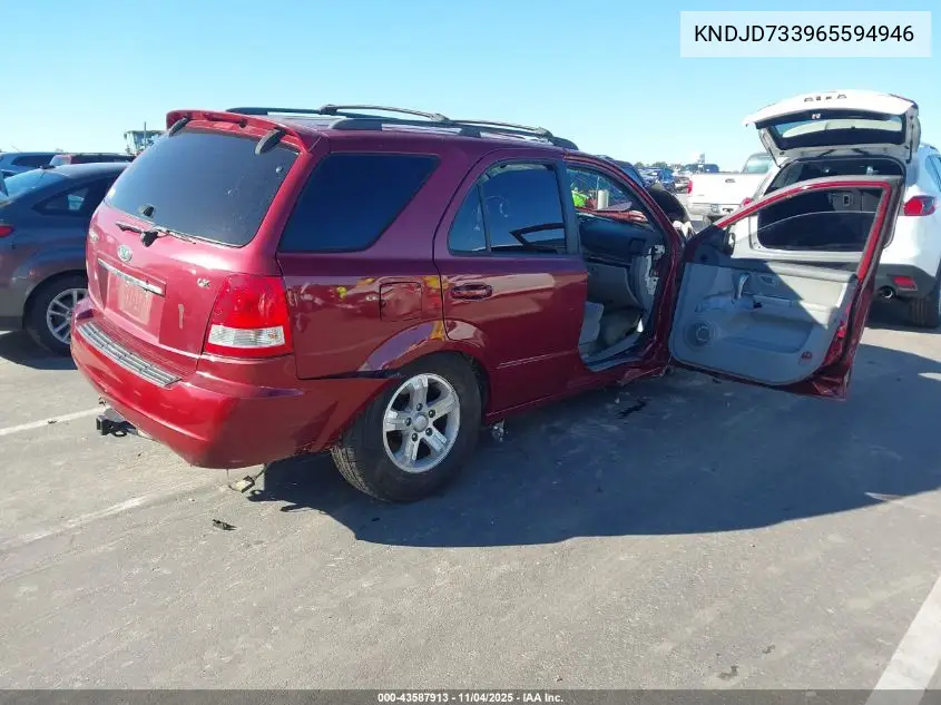 KNDJD733965594946 2006 Kia Sorento Ex/Lx