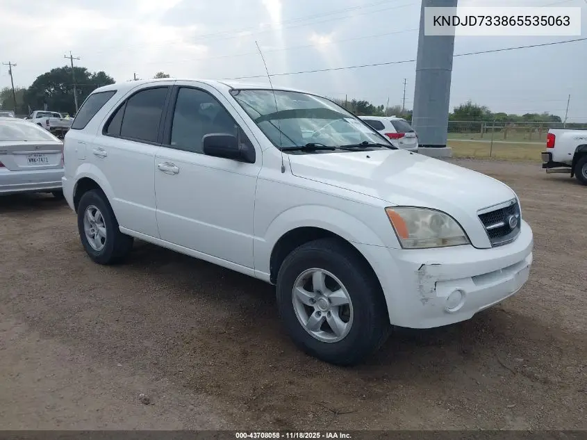 KNDJD733865535063 2006 Kia Sorento Ex/Lx