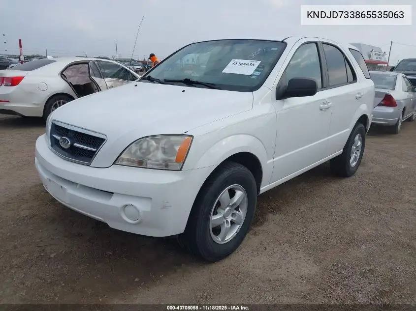 KNDJD733865535063 2006 Kia Sorento Ex/Lx
