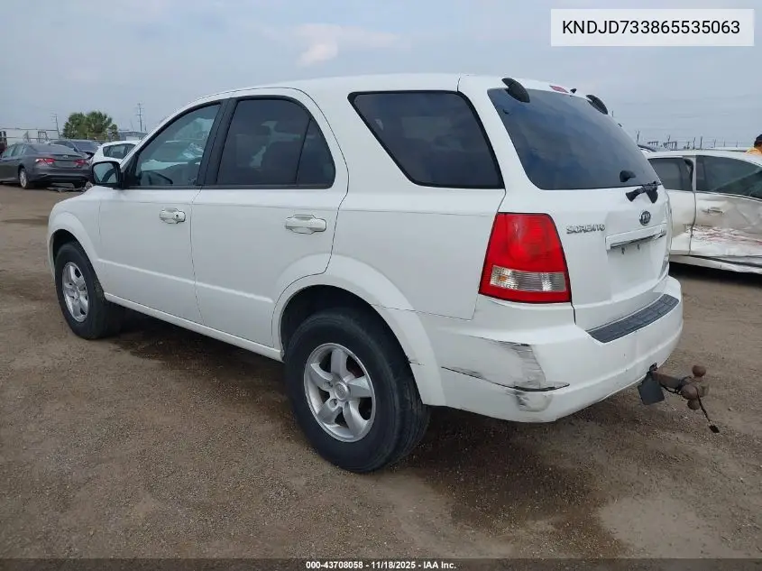 KNDJD733865535063 2006 Kia Sorento Ex/Lx