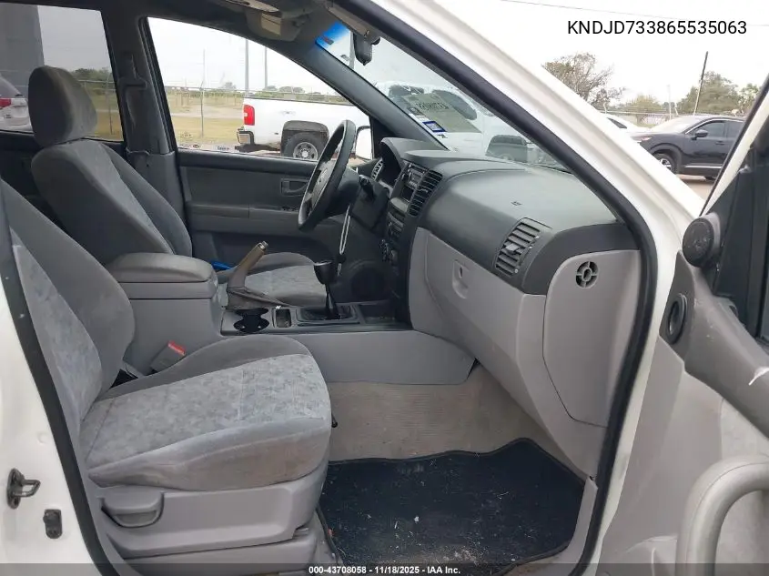 KNDJD733865535063 2006 Kia Sorento Ex/Lx