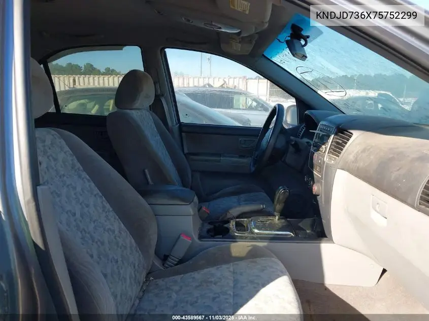KNDJD736X75752299 2007 Kia Sorento
