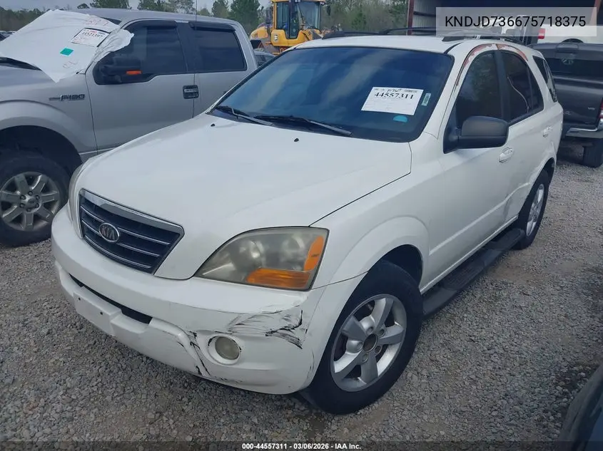 KNDJD736675718375 2007 Kia Sorento Lx