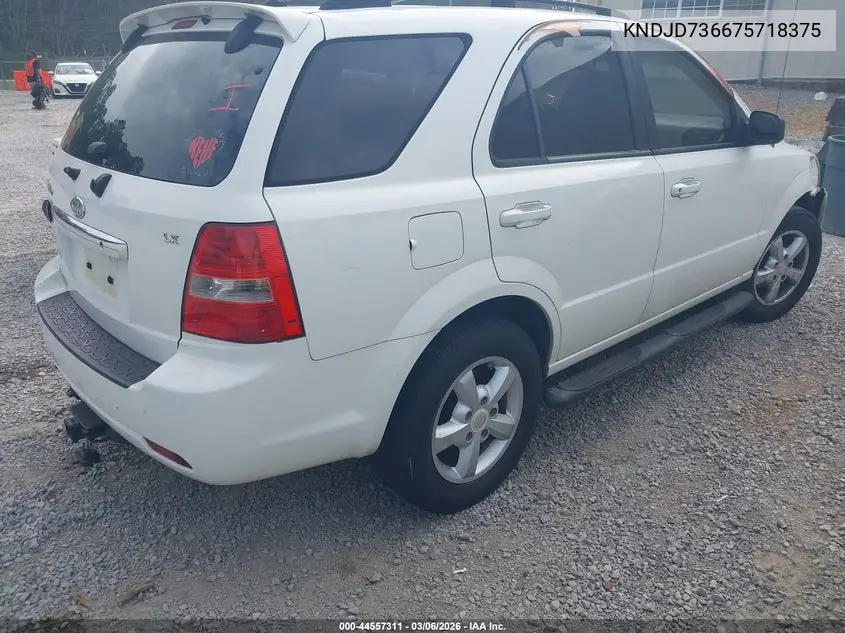 KNDJD736675718375 2007 Kia Sorento Lx