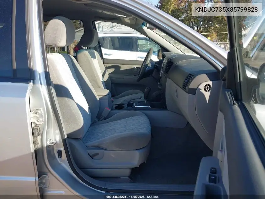KNDJC735X85799828 2008 Kia Sorento Lx