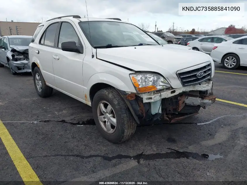KNDJC735885841090 2008 Kia Sorento Lx