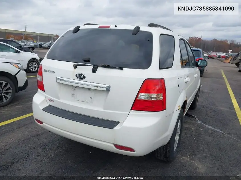 KNDJC735885841090 2008 Kia Sorento Lx