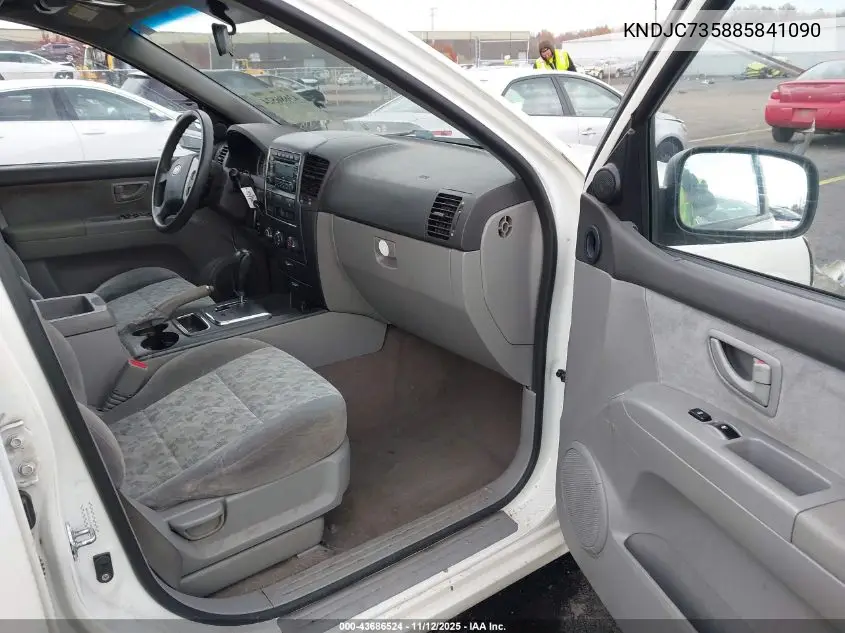 KNDJC735885841090 2008 Kia Sorento Lx
