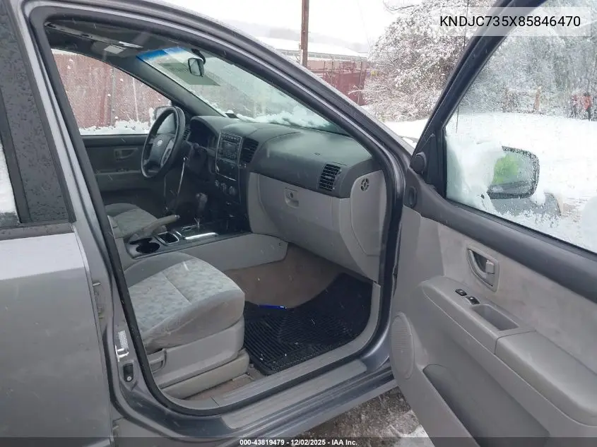 KNDJC735X85846470 2008 Kia Sorento Lx
