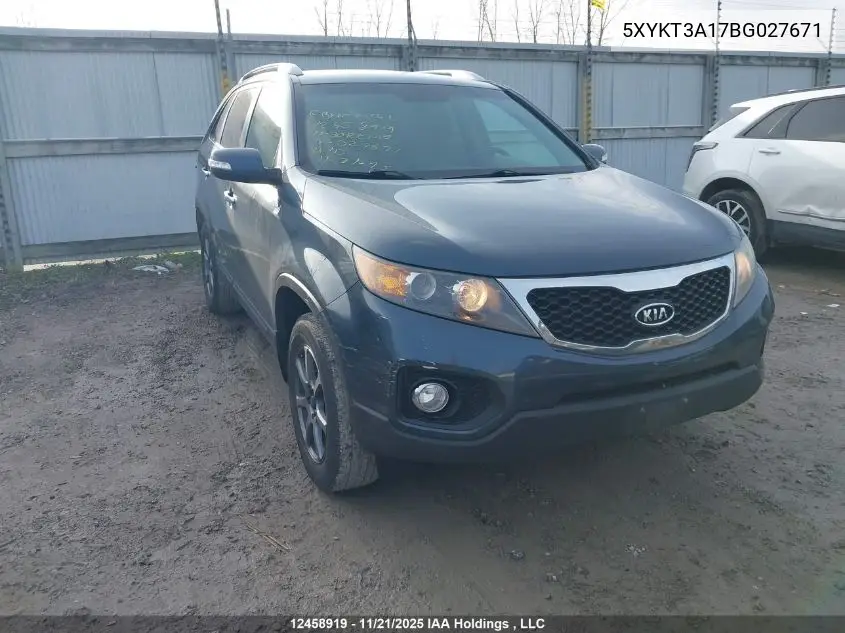 5XYKT3A17BG027671 2011 Kia Sorento Lx