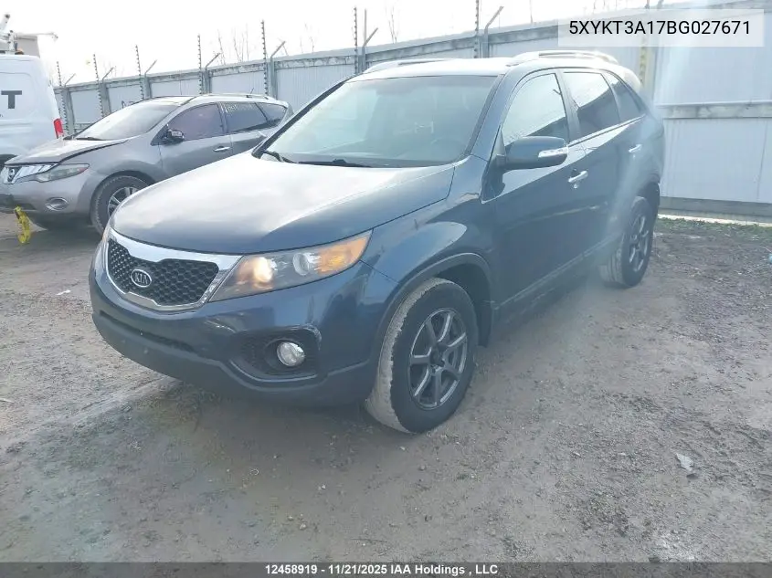 5XYKT3A17BG027671 2011 Kia Sorento Lx