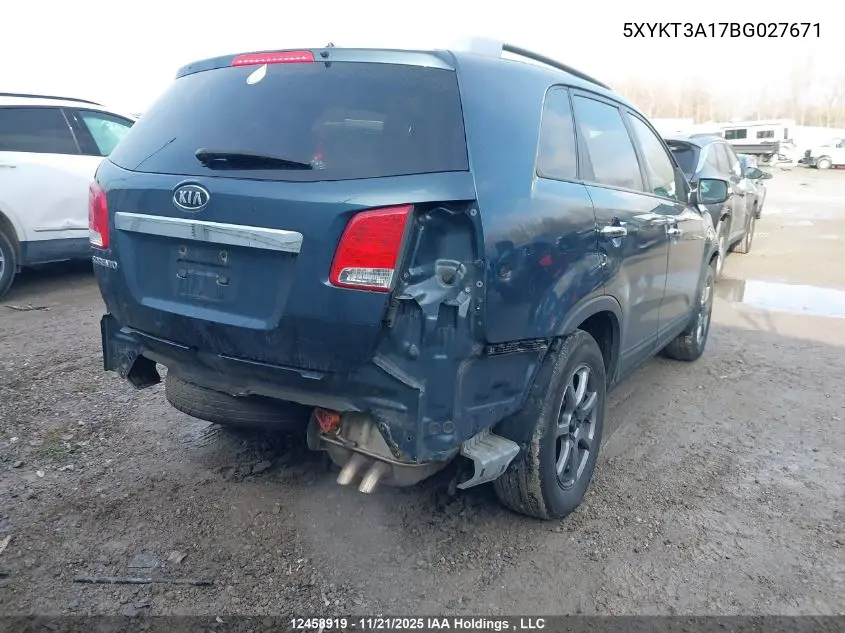 5XYKT3A17BG027671 2011 Kia Sorento Lx