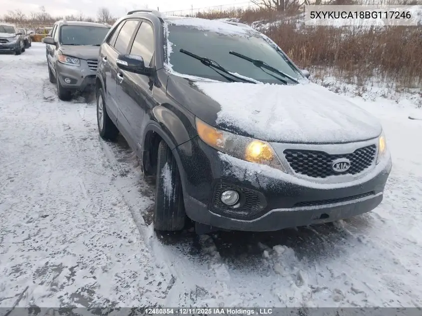 5XYKUCA18BG117246 2011 Kia Sorento Ex