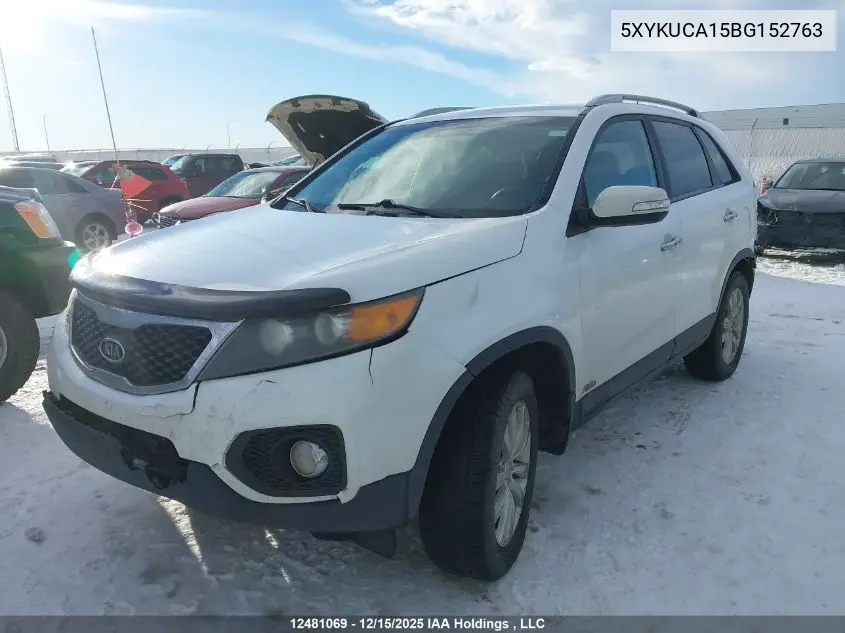 5XYKUCA15BG152763 2011 Kia Sorento Ex