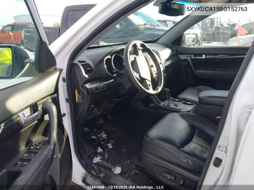5XYKUCA15BG152763 2011 Kia Sorento Ex