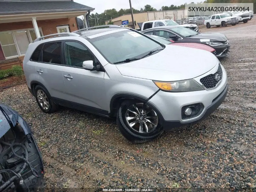 5XYKU4A20BG055064 2011 Kia Sorento Ex V6