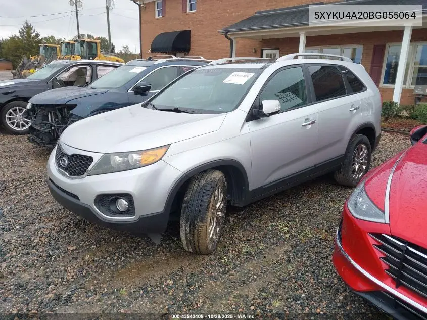 5XYKU4A20BG055064 2011 Kia Sorento Ex V6