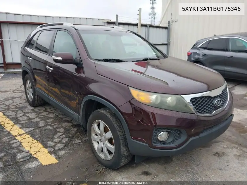 5XYKT3A11BG175346 2011 Kia Sorento Lx