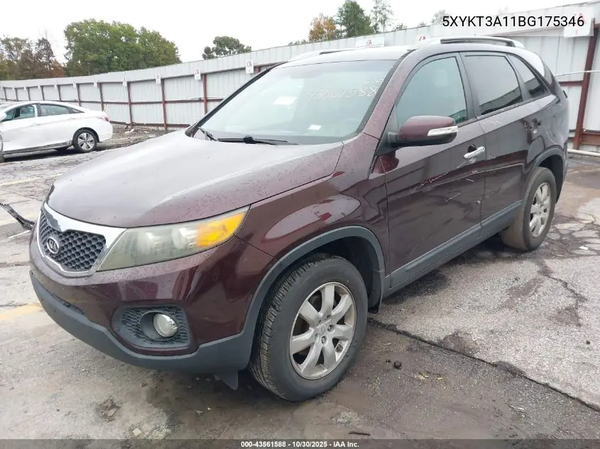 5XYKT3A11BG175346 2011 Kia Sorento Lx