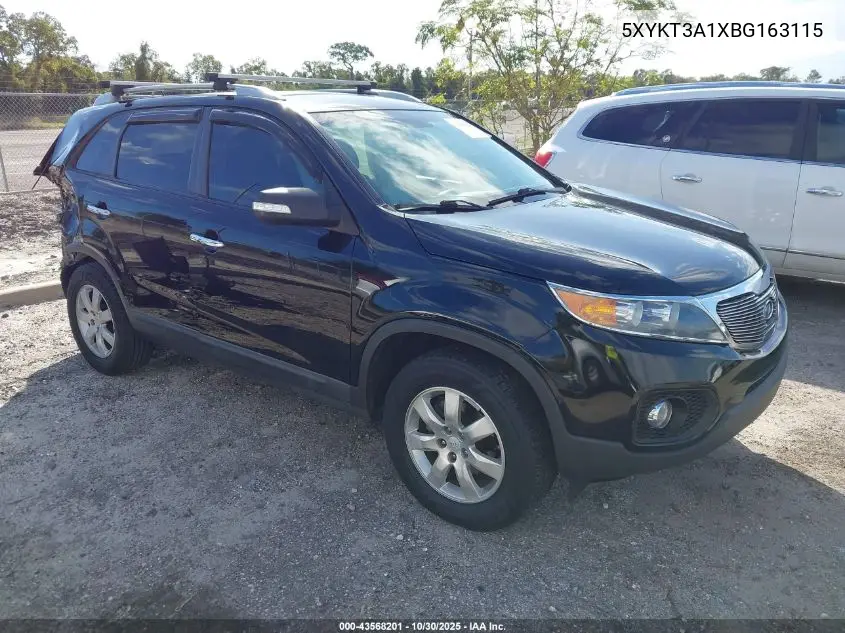 5XYKT3A1XBG163115 2011 Kia Sorento Lx
