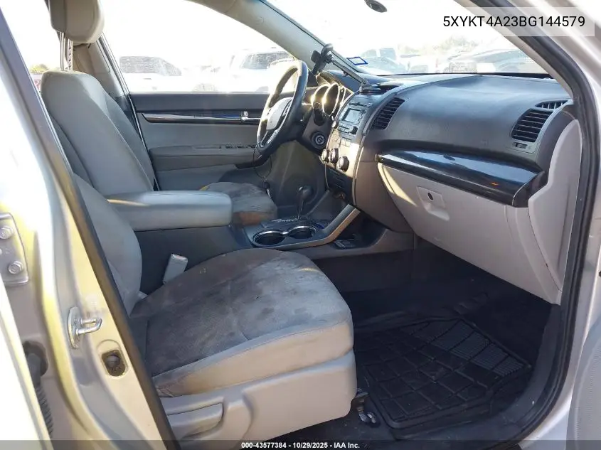 5XYKT4A23BG144579 2011 Kia Sorento Lx V6