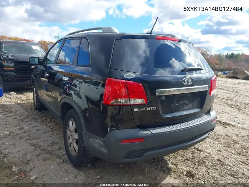 5XYKT3A14BG127484 2011 Kia Sorento Lx