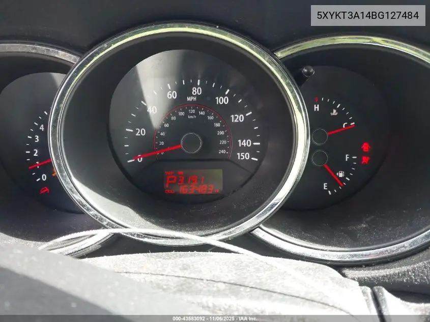 5XYKT3A14BG127484 2011 Kia Sorento Lx