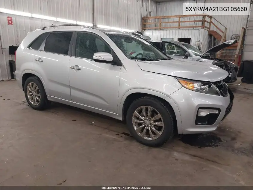 5XYKW4A21BG105660 2011 Kia Sorento Sx V6