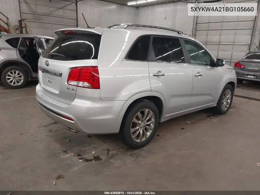 5XYKW4A21BG105660 2011 Kia Sorento Sx V6