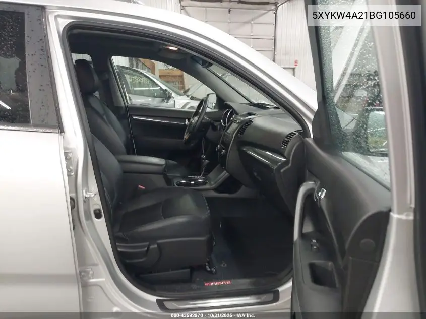 5XYKW4A21BG105660 2011 Kia Sorento Sx V6