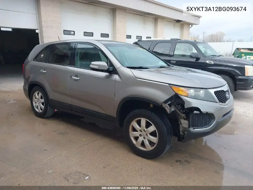 5XYKT3A12BG093674 2011 Kia Sorento Lx