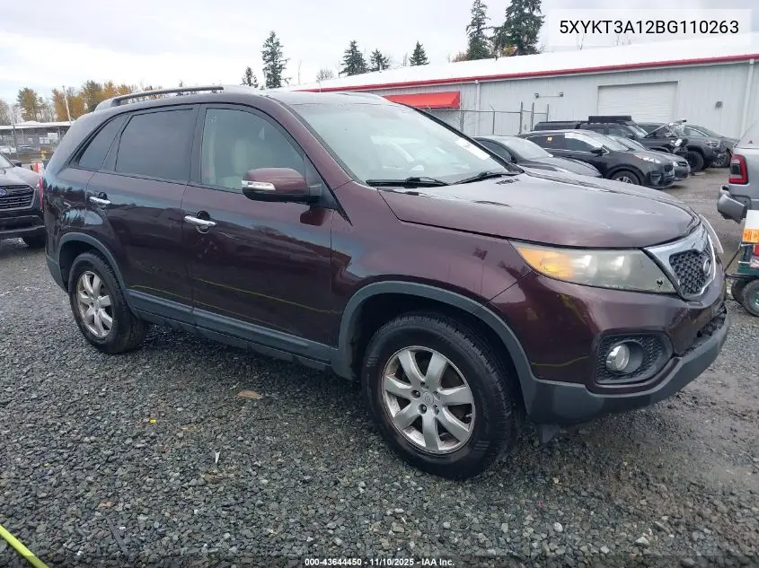 5XYKT3A12BG110263 2011 Kia Sorento Lx