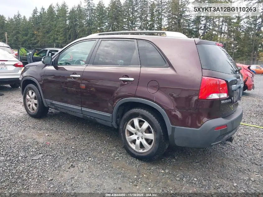 5XYKT3A12BG110263 2011 Kia Sorento Lx