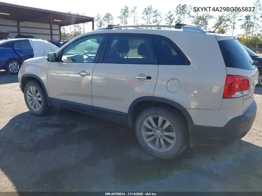 5XYKT4A29BG065837 2011 Kia Sorento Lx V6