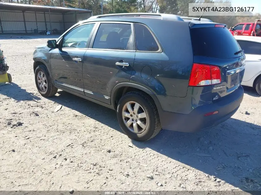 5XYKT4A23BG126177 2011 Kia Sorento Lx V6