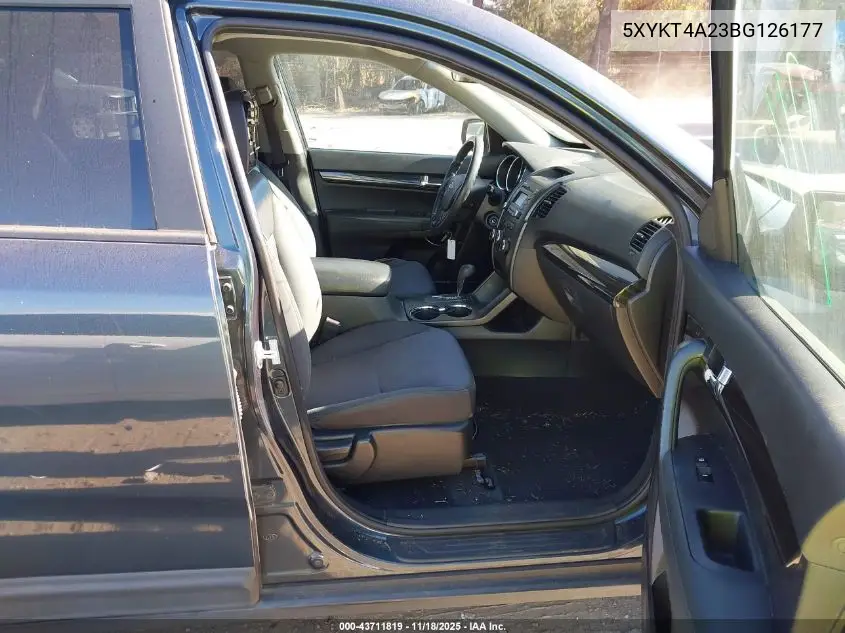 5XYKT4A23BG126177 2011 Kia Sorento Lx V6