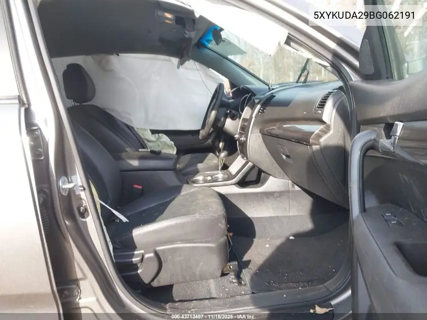 5XYKUDA29BG062191 2011 Kia Sorento Ex V6