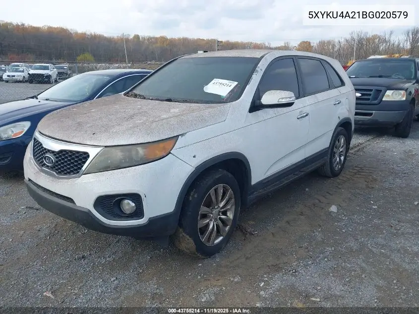 5XYKU4A21BG020579 2011 Kia Sorento Ex V6